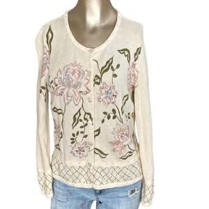 NAPA VALLEY Petite Small Women Vintage Cardigan Sweater
